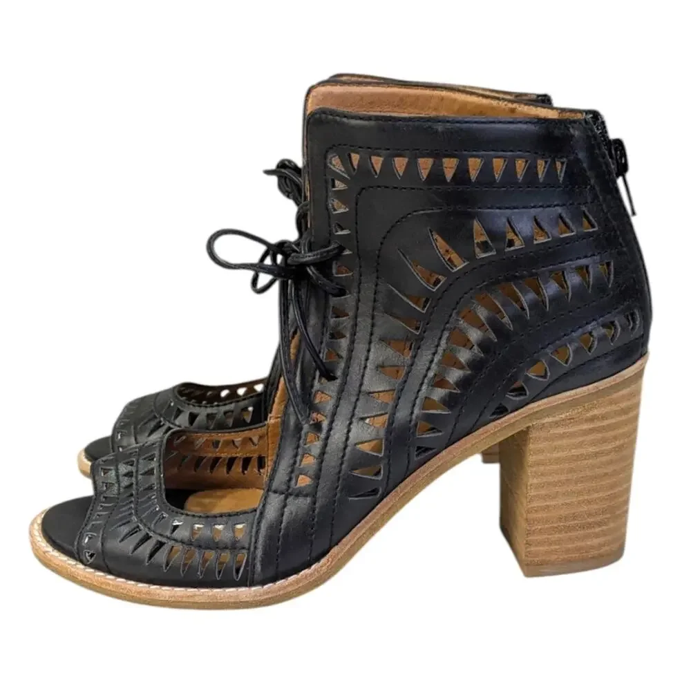 Jeffrey Campbell Cordillo Sandal/Booties EUC $189 Size 9   S3534